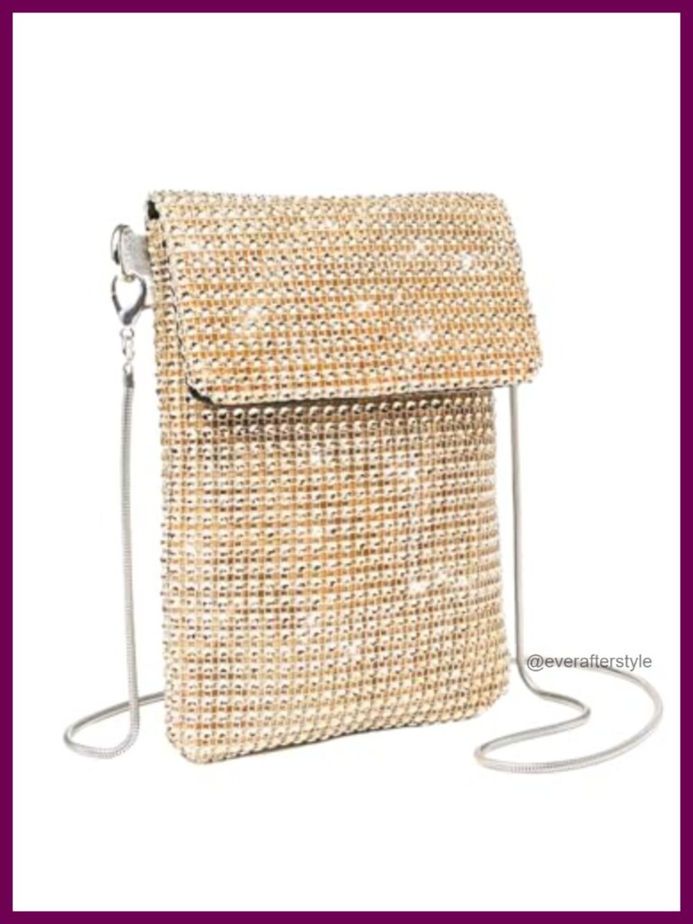 Women's Glitter Rhinestone Evening Bag Sequin Crossbody Purse